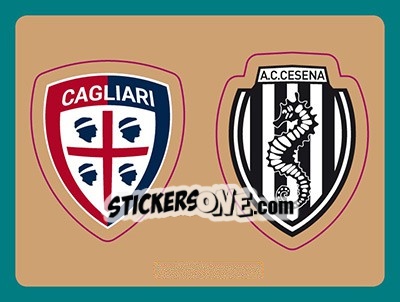 Sticker Scudetto Cagliari - Scudetto Cesena