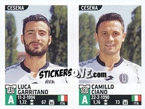Sticker Luca Garritano / Camillo Ciano - Calciatori 2015-2016 n. 648 - Panini