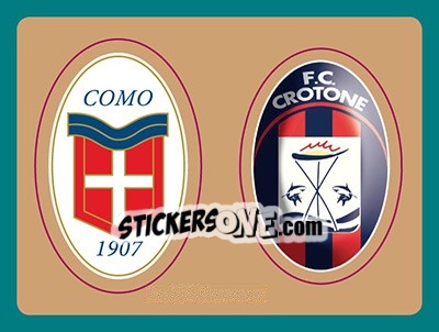 Sticker Scudetto Como - Scudetto Crotone - Calciatori 2015-2016 - Panini
