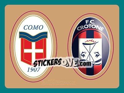 Sticker Scudetto Como - Scudetto Crotone