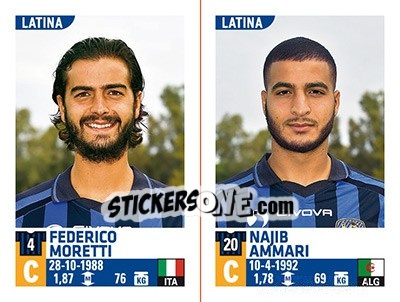 Sticker Federico Moretti / Najib Ammari - Calciatori 2015-2016 - Panini