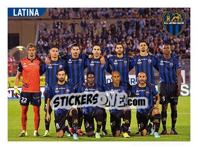 Sticker Squadra Latina - Calciatori 2015-2016 n. 684 - Panini