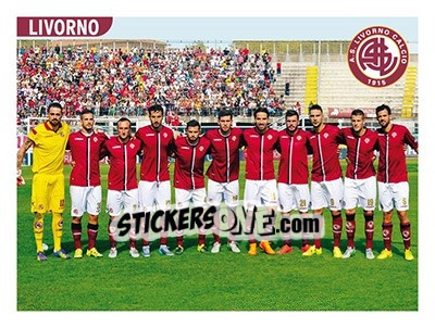 Cromo Squadra Livorno - Calciatori 2015-2016 n. 694 - Panini