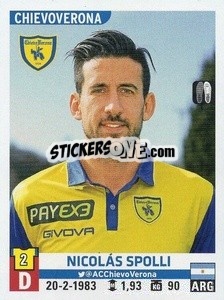 Figurina Nicolás Spolli - Calciatori 2015-2016 - Panini