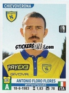 Sticker Antonio Floro Flores - Calciatori 2015-2016 n. A12 - Panini