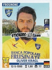 Sticker Oliver Kragl - Calciatori 2015-2016 n. A20 - Panini