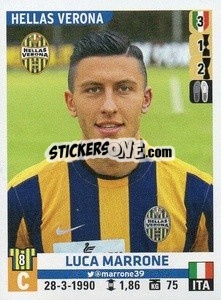 Sticker Luca Marrone - Calciatori 2015-2016 - Panini