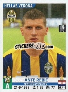 Sticker Ante Rebic - Calciatori 2015-2016 n. A27 - Panini