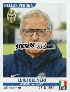 Figurina Luigi Del Neri (all.) - Calciatori 2015-2016 - Panini