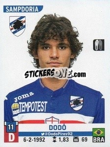 Sticker Dodô - Calciatori 2015-2016 n. A42 - Panini