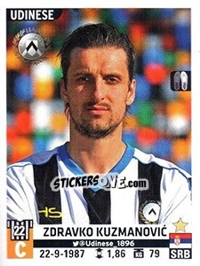 Sticker Zdravko Kuzmanovic - Calciatori 2015-2016 - Panini