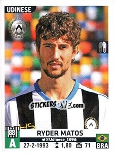 Sticker Ryder Matos - Calciatori 2015-2016 n. A50 - Panini