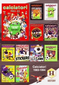 Sticker Calciatori 1983-1994 - Calciatori 2015-2016 - Panini