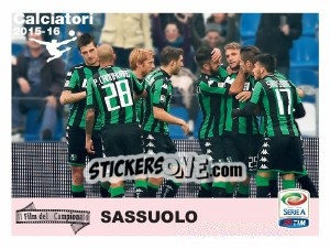 Cromo Sassuolo - Calciatori 2015-2016 - Panini