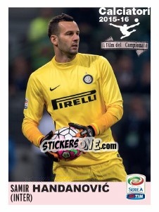 Sticker Samir Handanovic (Inter) - Calciatori 2015-2016 n. V9 - Panini