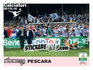 Cromo Pescara - Calciatori 2015-2016 - Panini