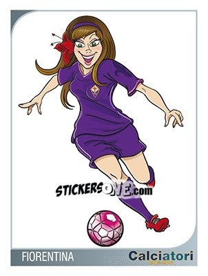 Sticker Raffigura Fiorentina - Calciatori 2015-2016 - Panini