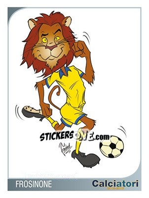 Sticker Raffigura Frosinone - Calciatori 2015-2016 - Panini