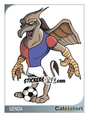 Sticker Raffigura Genoa