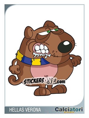 Sticker Raffigura Hellas Verona - Calciatori 2015-2016 n. X9 - Panini