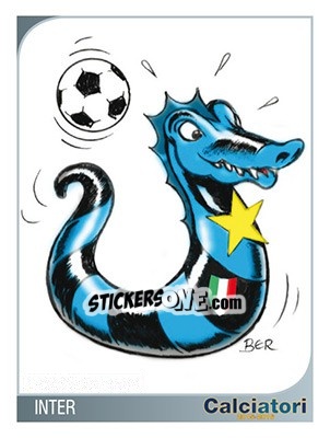 Sticker Raffigura Inter - Calciatori 2015-2016 - Panini