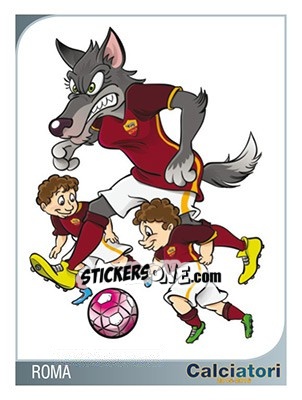 Sticker Raffigura Roma - Calciatori 2015-2016 - Panini