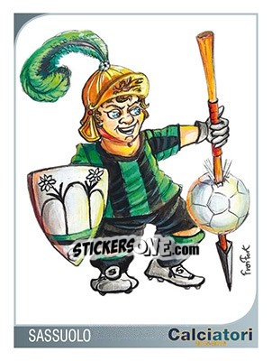 Sticker Raffigura Sassuolo - Calciatori 2015-2016 n. X18 - Panini