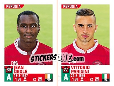 Sticker Jean Drolé - Vittorio Parigini - Calciatori 2015-2016 n. 725 - Panini