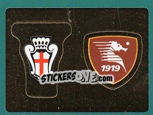 Sticker Scudetto Pro Vercelli - Scudetto Salernitana - Calciatori 2015-2016 - Panini