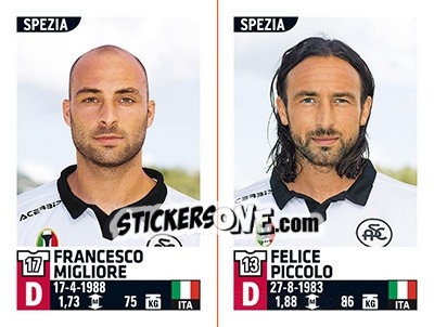 Sticker Francesco Migliore / Felice Piccolo - Calciatori 2015-2016 - Panini