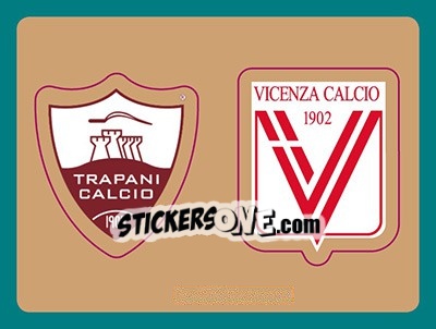 Sticker Scudetto Trapani - Scudetto Vicenza - Calciatori 2015-2016 n. 783 - Panini
