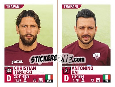 Sticker Christian Terlizzi - Antonino Daì - Calciatori 2015-2016 - Panini