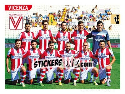 Sticker Squadra Vicenza - Calciatori 2015-2016 - Panini