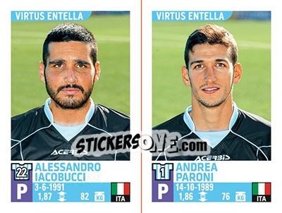 Sticker Alessandro Iacobucci / Andrea Paroni - Calciatori 2015-2016 - Panini