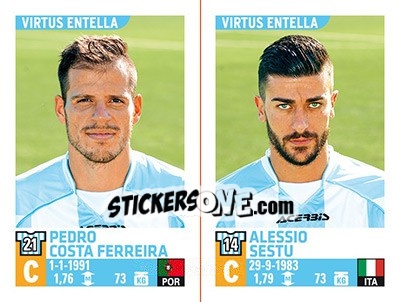 Sticker Pedro Costa Ferreira / Alessio Sestu - Calciatori 2015-2016 n. 811 - Panini