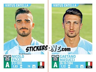 Sticker Nicolò Fazzi - Gaetano Masucci - Calciatori 2015-2016 - Panini