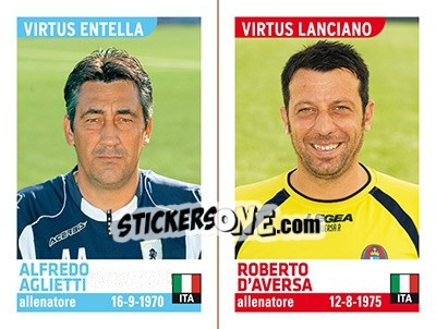 Sticker Alfredo Aglietti / Roberto D'Aversa - Calciatori 2015-2016 n. 815 - Panini