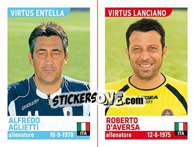 Sticker Alfredo Aglietti / Roberto D'Aversa - Calciatori 2015-2016 - Panini