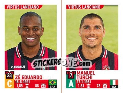 Sticker Zé Eduardo / Manuel Turchi - Calciatori 2015-2016 - Panini