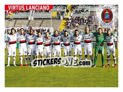 Figurina Squadra Virtus Lanciano - Calciatori 2015-2016 - Panini