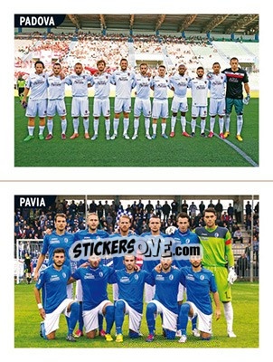 Sticker Squadra Padova - Squadra Pavia - Calciatori 2015-2016 - Panini