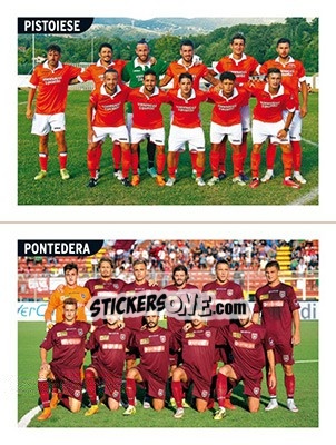 Sticker Squadra Pistoiese - Squadra Pontedera - Calciatori 2015-2016 - Panini