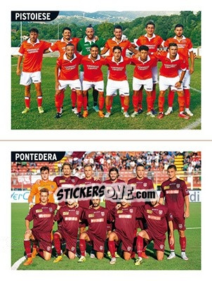 Sticker Squadra Pistoiese - Squadra Pontedera - Calciatori 2015-2016 n. 847 - Panini