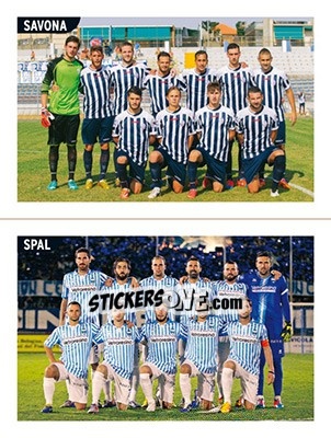 Sticker Squadra Savona - Squadra Spal - Calciatori 2015-2016 n. 851 - Panini