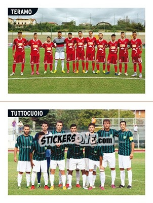 Sticker Squadra Teramo - Squadra Tuttocuoio - Calciatori 2015-2016 n. 853 - Panini