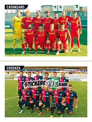 Sticker Squadra Catanzaro - Squadra Cosenza - Calciatori 2015-2016 - Panini