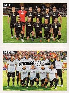 Figurina Squadra Melfi - Squadra Messina - Calciatori 2015-2016 - Panini