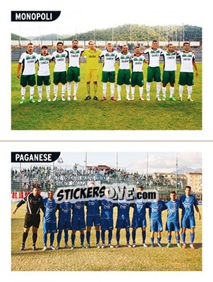 Sticker Squadra Monopoli - Squadra Paganese - Calciatori 2015-2016 n. 866 - Panini