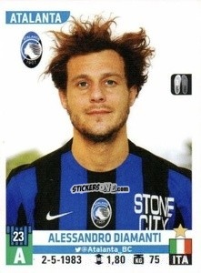 Sticker Alessandro Diamanti - Calciatori 2015-2016 n. A1 - Panini