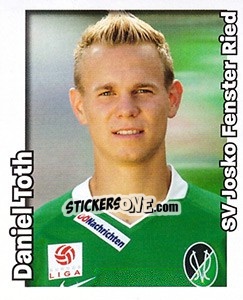 Sticker Daniel Toth - Österreichische Fußball-Bundesliga 2008-2009 - Panini